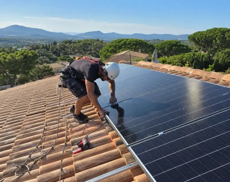 Installateur panneaux solaires Le Beaucet — pose photovoltaïque sur toiture